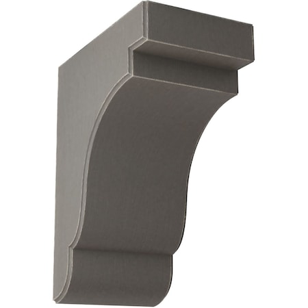 Ekena Millwork 5 1/4"W x 8 1/2"D x 11"H Bedford Wood Vintage Decor Bracket, Reclaimed Grey BKTWD05X09X11BEGY